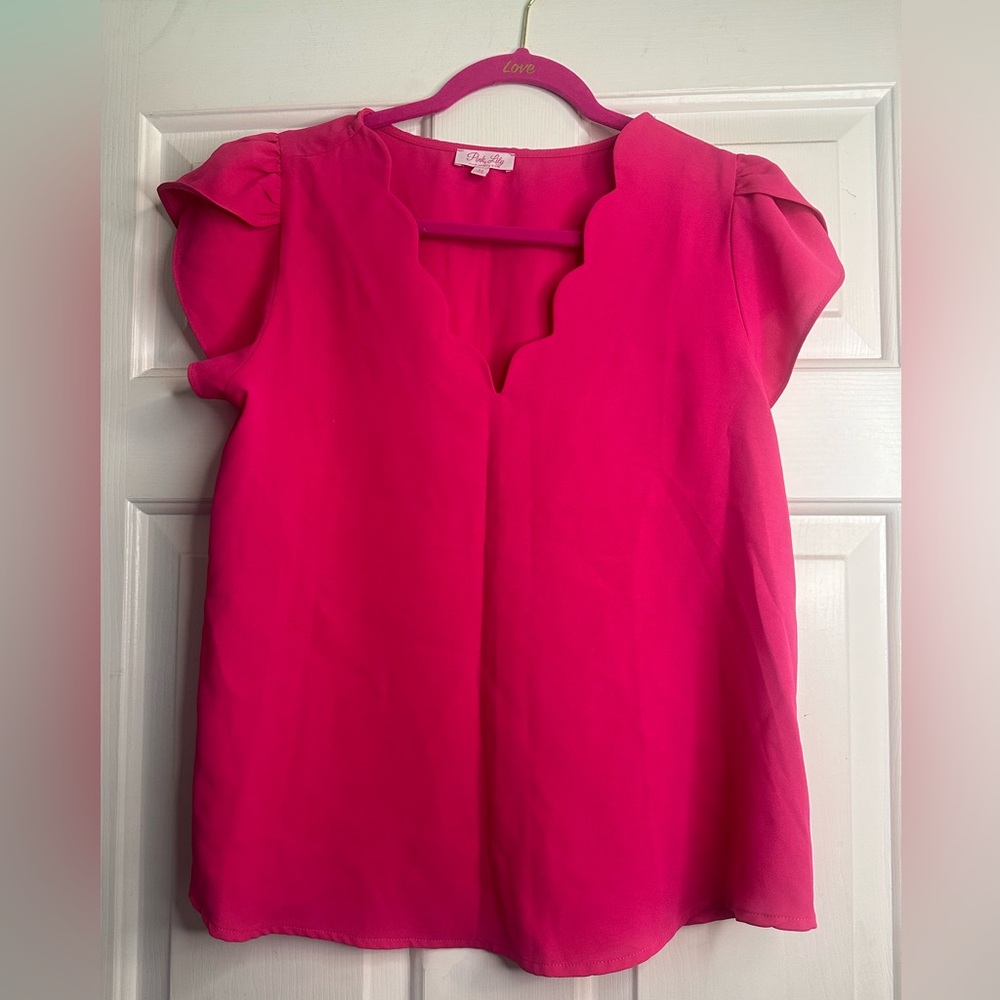 Pink Lily top